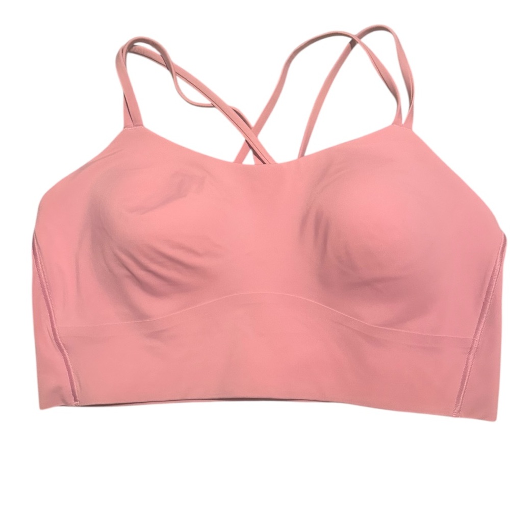 Lululemon🍋 Like A Cloud Sports Bra Pink Frosting Size 12 (like new) A/B Cup - Picture 4 of 6